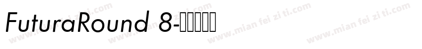 FuturaRound 8字体转换